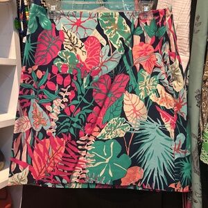 Talbots tropical skirt